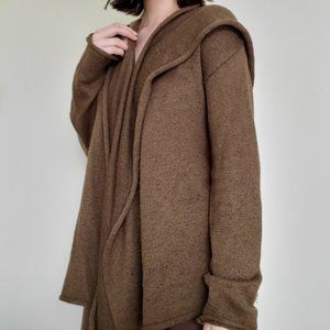 Urban Outfitters Brown Open Knitted Cardigan